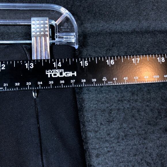 Banana Republic Womens Pants Black Devon Mid Rise Pull On Side Zip Stretch 6 - Picture 6 of 11